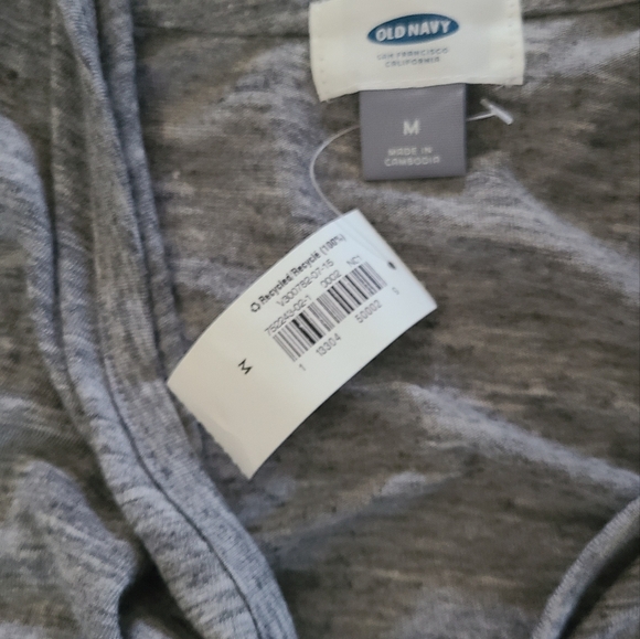 Old Navy Gray open faced cardigan Size M - Picture 3 of 3